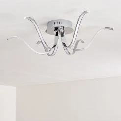 Hofstein Wikon Deckenleuchte LED Chrom, 6-flammig -LED Leuchten Verkäufe 2022 wikon deckenleuchte h3268926 do2 19