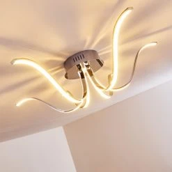 Hofstein Wikon Deckenleuchte LED Chrom, 6-flammig -LED Leuchten Verkäufe 2022 wikon deckenleuchte h3268926 do2 3