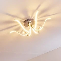 Hofstein Wikon Deckenleuchte LED Chrom, 6-flammig -LED Leuchten Verkäufe 2022 wikon deckenleuchte h3268926 do2 8