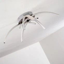 Hofstein Wikon Deckenleuchte LED Nickel-Matt, 5-flammig -LED Leuchten Verkäufe 2022 wikon deckenleuchte h3271964 do2 17