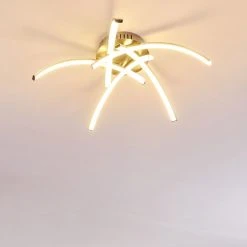 Hofstein Wikon Deckenleuchte LED Nickel-Matt, 5-flammig -LED Leuchten Verkäufe 2022 wikon deckenleuchte h3271964 do2 19