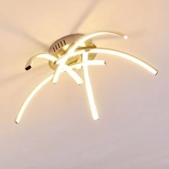 Hofstein Wikon Deckenleuchte LED Nickel-Matt, 5-flammig -LED Leuchten Verkäufe 2022 wikon deckenleuchte h3271964 do2 4