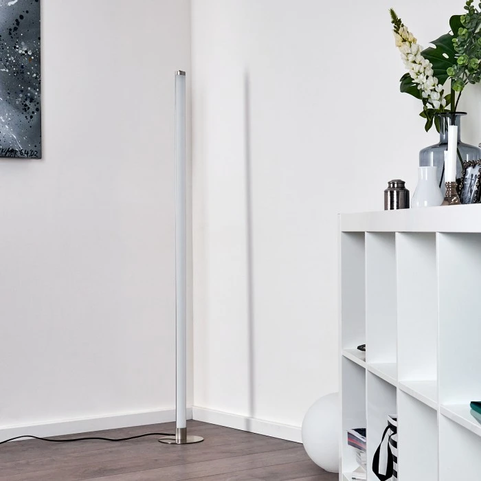 Hofstein Wila Stehlampe LED Nickel-Matt, 1-flammig 5 Hofstein Wila Stehlampe LED Nickel-Matt, 1-flammig – Bild 5