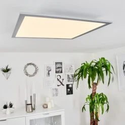 Hofstein Wilderswil  Deckenpanel LED Weiß, 1-flammig -LED Leuchten Verkäufe 2022 wilderswil deckenpanel h3551165 10