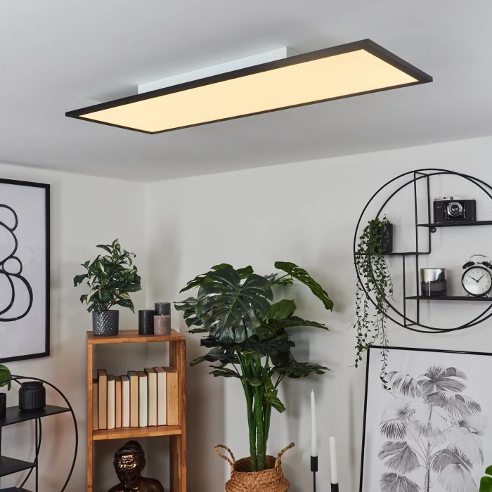 Hofstein Wilderswil Deckenpanel LED Weiß, 1-flammig 1 Hofstein Wilderswil Deckenpanel LED Weiß, 1-flammig