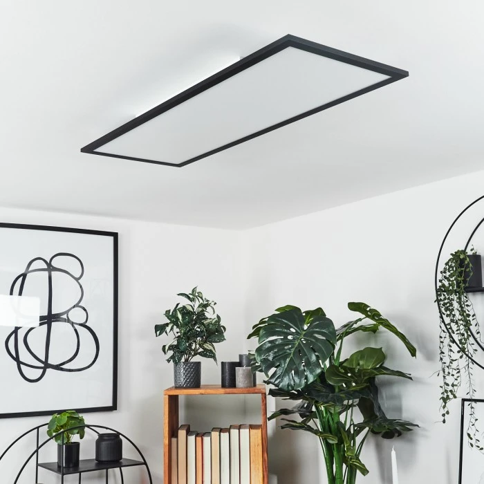 Hofstein Wilderswil Deckenpanel LED Weiß, 1-flammig 2 Hofstein Wilderswil Deckenpanel LED Weiß, 1-flammig – Bild 2