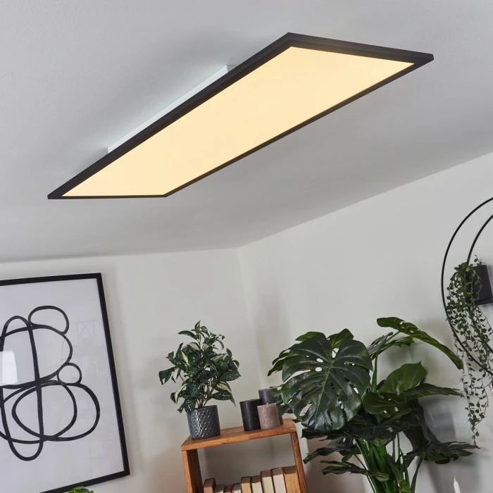 Hofstein Wilderswil Deckenpanel LED Weiß, 1-flammig 9 Hofstein Wilderswil Deckenpanel LED Weiß, 1-flammig – Bild 9