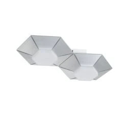 Wofi Leuchten WOFI BENTE Deckenleuchte LED Aluminium, 1-flammig