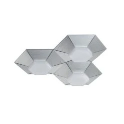 Wofi Leuchten WOFI BENTE Deckenleuchte LED Aluminium, 1-flammig