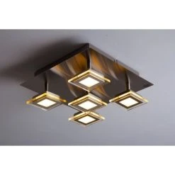 Wofi Leuchten Wofi Cholet Deckenleuchte LED Nickel-Matt, 5-flammig -LED Leuchten Verkäufe 2022 wofi cholet deckenleuchte 9197 05 64 0000 do1 12