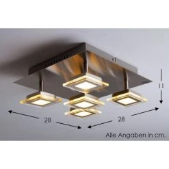 Wofi Leuchten Wofi Cholet Deckenleuchte LED Nickel-Matt, 5-flammig -LED Leuchten Verkäufe 2022 wofi cholet deckenleuchte 9197 05 64 0000 do1 2