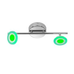 Wofi Leuchten Wofi GEMMA Deckenleuchte LED Chrom, 4-flammig, Fernbedienung, Farbwechsler -LED Leuchten Verkäufe 2022 wofi gemma deckenleuchte 7228 03 01 6000 3