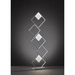 Wofi Leuchten Wofi Jade Stehleuchte LED Grau, 1-flammig