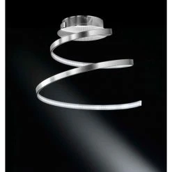 Wofi Leuchten Wofi LAVAL Deckenleuchte LED Nickel-Matt, 1-flammig