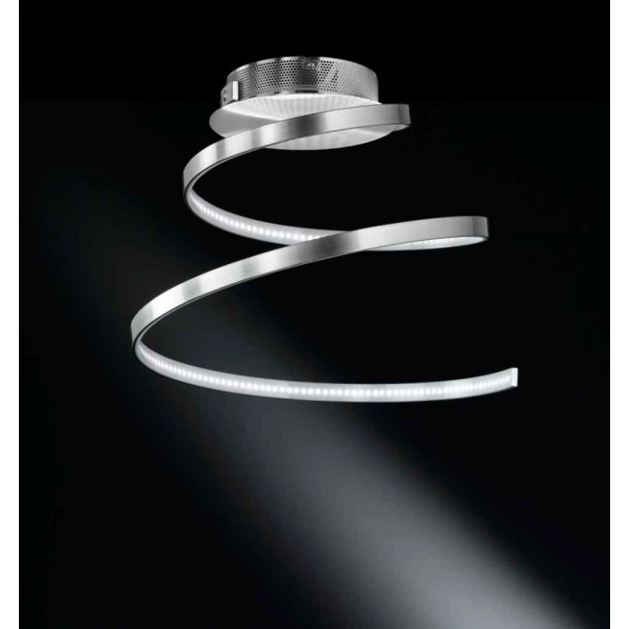 Wofi Leuchten Wofi LAVAL Deckenleuchte LED Nickel-Matt, 1-flammig 1 Wofi Leuchten Wofi LAVAL Deckenleuchte LED Nickel-Matt, 1-flammig