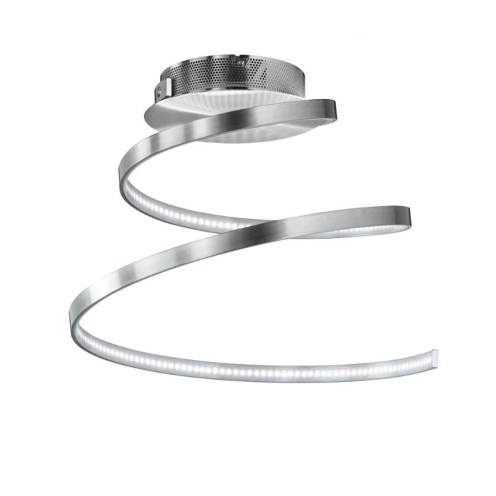 Wofi Leuchten Wofi LAVAL Deckenleuchte LED Nickel-Matt, 1-flammig 2 Wofi Leuchten Wofi LAVAL Deckenleuchte LED Nickel-Matt, 1-flammig – Bild 2