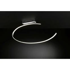 Wofi Leuchten Wofi LEX Deckenleuchte LED Chrom, 1-flammig