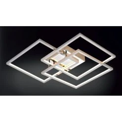 Wofi Leuchten WOFI MANAS Deckenleuchte LED Aluminium, 1-flammig -LED Leuchten Verkäufe 2022 wofi manas deckenleuchte 9487 03 63 9485 2