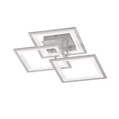 Hofstein Wofi MODESTO Deckenleuchte LED Silber, 1-flammig