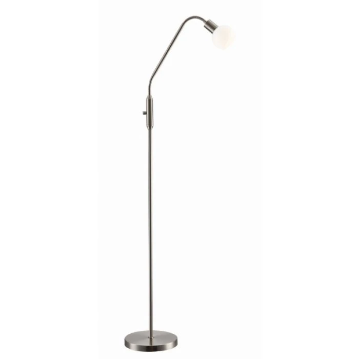 Wofi Leuchten Wofi NOIS Standleuchte LED Nickel-Matt, 1-flammig 1 Wofi Leuchten Wofi NOIS Standleuchte LED Nickel-Matt, 1-flammig