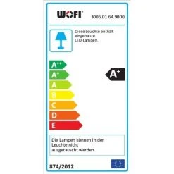 Wofi Leuchten Wofi TWIN Standleuchte LED Nickel-Matt, Edelstahl, 1-flammig -LED Leuchten Verkäufe 2022 wofi twin standleuchte 3006 01 64 9000 do1 8