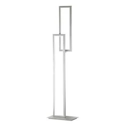 Wofi Leuchten Wofi VISO Standleuchte LED Nickel-Matt, 1-flammig