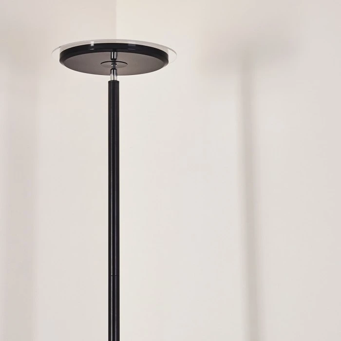 Hofstein Wonsbek Deckenfluter LED Schwarz, 1-flammig 12 Hofstein Wonsbek Deckenfluter LED Schwarz, 1-flammig – Bild 12