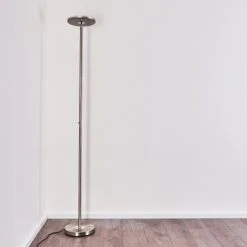 Hofstein Wonsbek Deckenfluter LED Nickel-Matt, 1-flammig 55 Hofstein Wonsbek Deckenfluter LED Nickel-Matt, 1-flammig -LED Leuchten Verkäufe 2022 wonsbek deckenfluter h3297315 do1 23