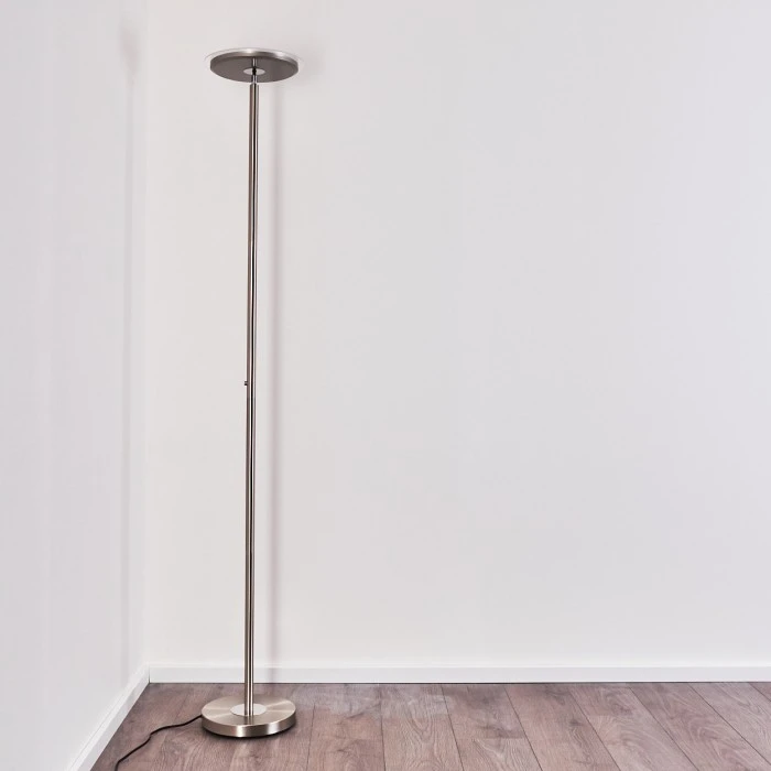 Hofstein Wonsbek Deckenfluter LED Nickel-Matt, 1-flammig 24 Hofstein Wonsbek Deckenfluter LED Nickel-Matt, 1-flammig – Bild 24