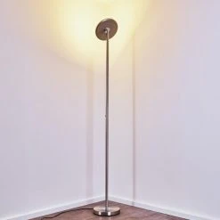 Hofstein Wonsbek Deckenfluter LED Nickel-Matt, 1-flammig 56 Hofstein Wonsbek Deckenfluter LED Nickel-Matt, 1-flammig -LED Leuchten Verkäufe 2022 wonsbek deckenfluter h3297315 do1 24