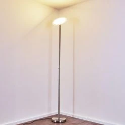 Hofstein Wonsbek Deckenfluter LED Nickel-Matt, 1-flammig 58 Hofstein Wonsbek Deckenfluter LED Nickel-Matt, 1-flammig -LED Leuchten Verkäufe 2022 wonsbek deckenfluter h3297315 do1 26