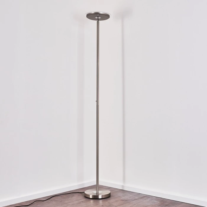 Hofstein Wonsbek Deckenfluter LED Nickel-Matt, 1-flammig 30 Hofstein Wonsbek Deckenfluter LED Nickel-Matt, 1-flammig – Bild 30