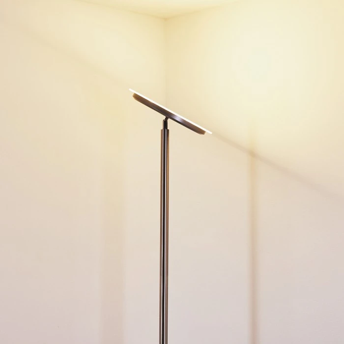 Hofstein Wonsbek Deckenfluter LED Nickel-Matt, 1-flammig 31 Hofstein Wonsbek Deckenfluter LED Nickel-Matt, 1-flammig – Bild 31