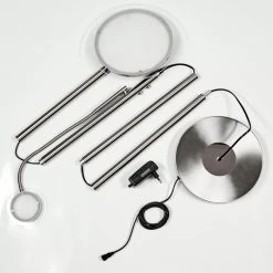 Hofstein Wonsbek Deckenfluter LED Nickel-Matt, 2-flammig -LED Leuchten Verkäufe 2022 wonsbek deckenfluter h3426166 4