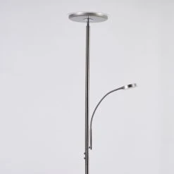 Hofstein Wonsbek Deckenfluter LED Nickel-Matt, 2-flammig -LED Leuchten Verkäufe 2022 wonsbek deckenfluter h3426166 7