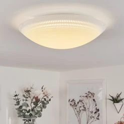 Hofstein Worben Deckenleuchte LED Weiß, 1-flammig