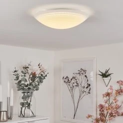 Hofstein Worben Deckenleuchte LED Weiß, 1-flammig -LED Leuchten Verkäufe 2022 worben deckenleuchte h3542354 9