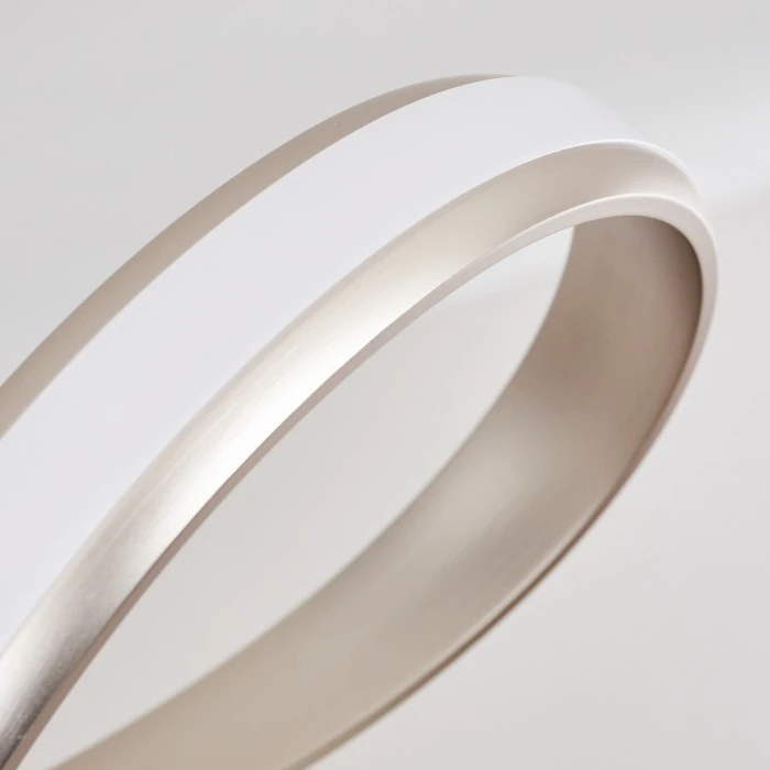 Hofstein Woyens Deckenleuchte LED Stahl gebürstet, 1-flammig 14 Hofstein Woyens Deckenleuchte LED Stahl gebürstet, 1-flammig – Bild 14