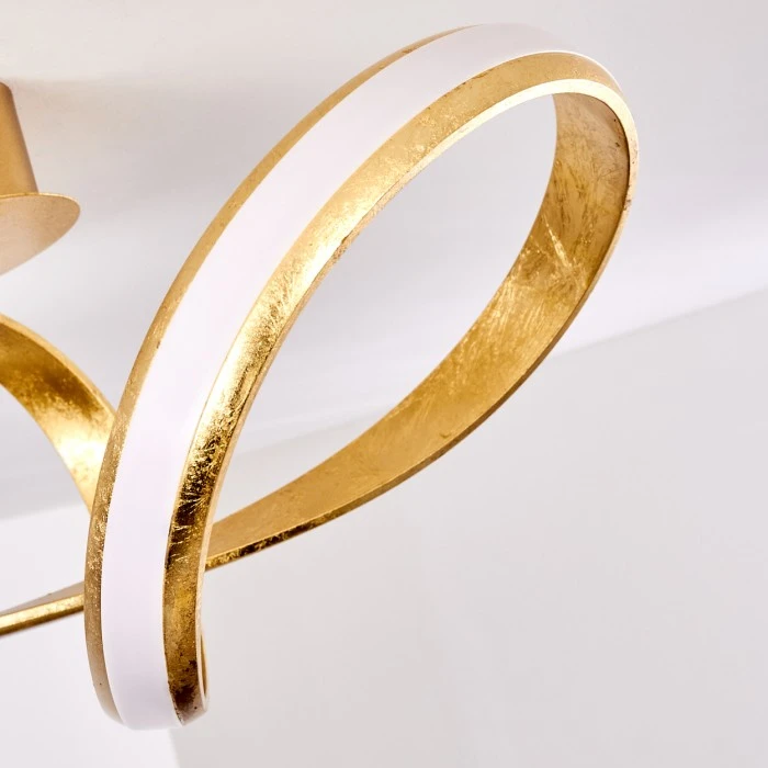 Hofstein Woyens Deckenleuchte LED Gold, 1-flammig 11 Hofstein Woyens Deckenleuchte LED Gold, 1-flammig – Bild 11