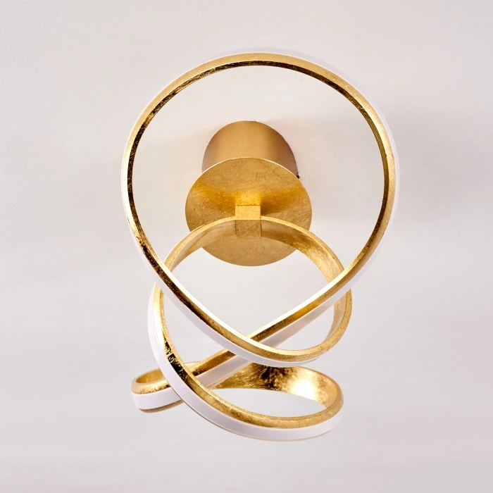 Hofstein Woyens Deckenleuchte LED Gold, 1-flammig 8 Hofstein Woyens Deckenleuchte LED Gold, 1-flammig – Bild 8