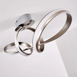 Hofstein Woyens Deckenleuchte LED Edelstahl, 1-flammig -LED Leuchten Verkäufe 2022 woyens deckenleuchte h3295625 19