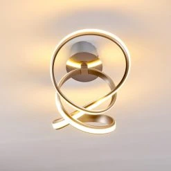 Hofstein Woyens Deckenleuchte LED Edelstahl, 1-flammig -LED Leuchten Verkäufe 2022 woyens deckenleuchte h3295625 4