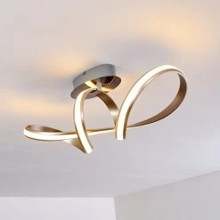 Hofstein Woyens Deckenleuchte LED Edelstahl, 1-flammig -LED Leuchten Verkäufe 2022 woyens deckenleuchte h3295625 9