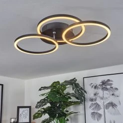 Hofstein Xena Deckenleuchte LED Schwarz, 1-flammig, Fernbedienung -LED Leuchten Verkäufe 2022 xena deckenleuchte h3560709 10