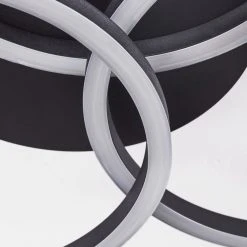 Hofstein Xena Deckenleuchte LED Schwarz, 1-flammig, Fernbedienung -LED Leuchten Verkäufe 2022 xena deckenleuchte h3560709 2