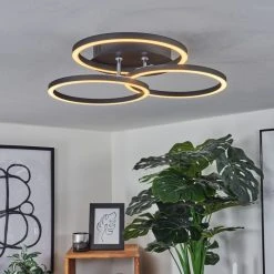 Hofstein Xena Deckenleuchte LED Schwarz, 1-flammig, Fernbedienung -LED Leuchten Verkäufe 2022 xena deckenleuchte h3560709 6