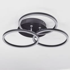 Hofstein Xena Deckenleuchte LED Schwarz, 1-flammig, Fernbedienung -LED Leuchten Verkäufe 2022 xena deckenleuchte h3560709 7