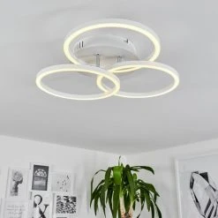 Hofstein Xena Deckenleuchte LED Weiß, 1-flammig, Fernbedienung -LED Leuchten Verkäufe 2022 xena deckenleuchte h3562222 10