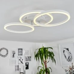 Hofstein Xena Deckenleuchte LED Weiß, 1-flammig, Fernbedienung -LED Leuchten Verkäufe 2022 xena deckenleuchte h3562222 6