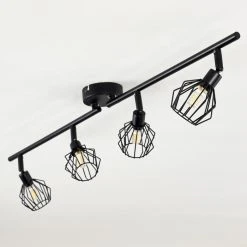 Hofstein Yalmhill Deckenleuchte LED Schwarz, 4-flammig -LED Leuchten Verkäufe 2022 yalmhill deckenleuchte h3318553 8